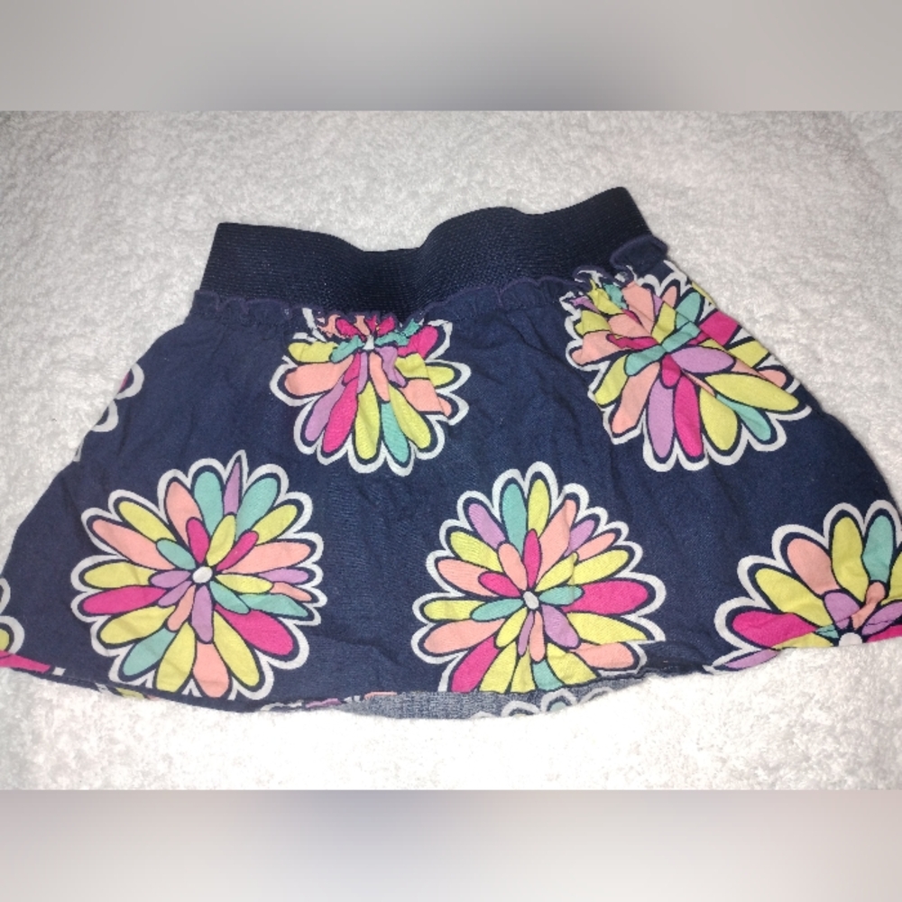 Colorful Floral Kids Skirt